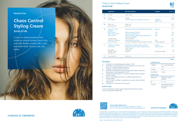 Chaos Control Styling Cream
