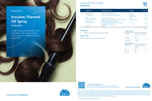 Insulate Thermal Oil Spray